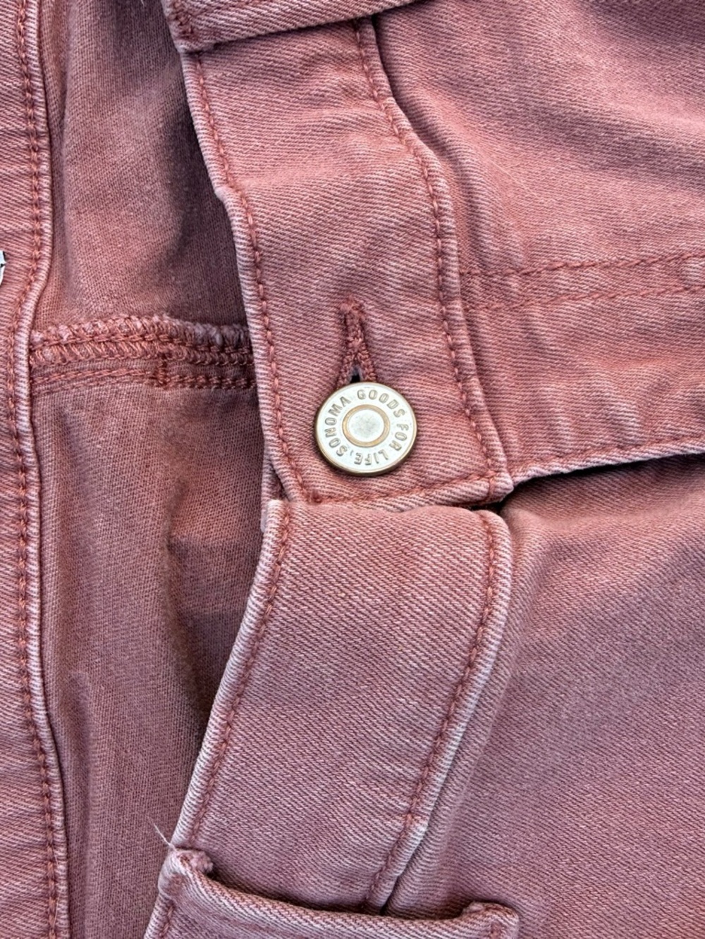 Sonoma Mauve Straight-Leg Jeans - Picture 3 of 3